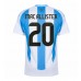 Argentina Alexis Mac Allister #20 Domácí Dres Copa America 2024 Krátkým Rukávem